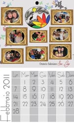 Interno Calendario 2011 Oratorio Salesiano San Luigi